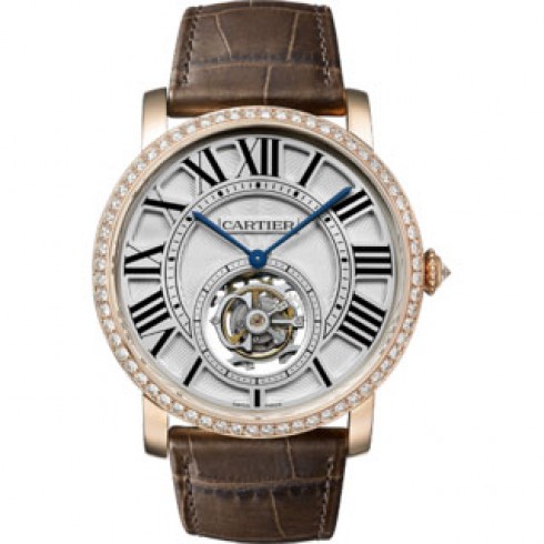 Cartier Rotonde White Dial 18kt Pink Gold Diamond Men's Watch HPI00593 watches