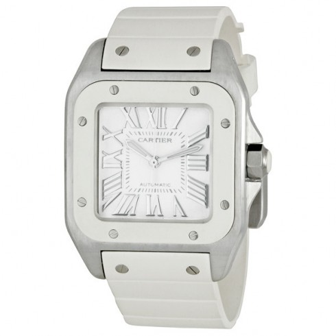 Cartier Santos 100 Medium Ladies Watch W20122U2 watches