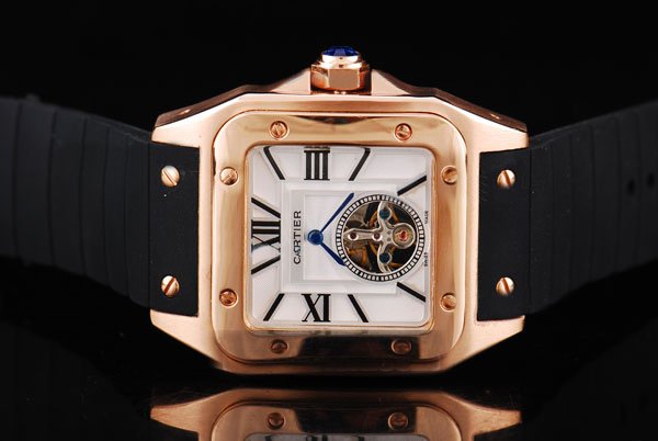 Cartier Santos 100 W20108Y1 Mens 38mm Stainless Steel Case Watch watches