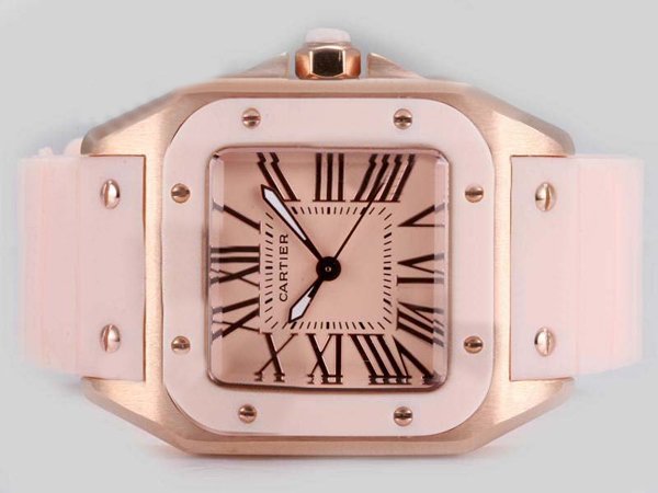 Replica Cartier Santos 100 W20122U2 33x33mm Stainless Steel Case Watch Watch