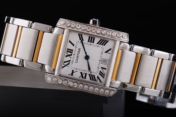 Cartier Santos 100 w25066Z6 Womens 28x31mm Stainless Steel Case Watch watches