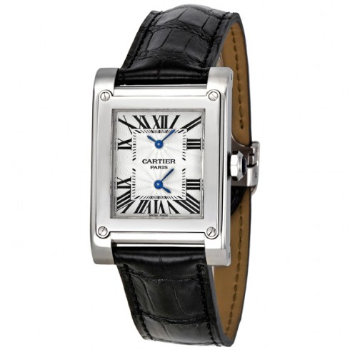 Cartier Tank A Vis Dual Time Zone Ladies Watch W1534351 watches