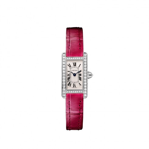 Cartier Tank Americaine Silver Dial Ladies Watch WB710015 watches