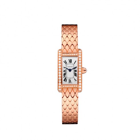 Cartier Tank Americaine Silvered Flinque Dial Ladies Watch WB710012 watches