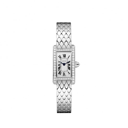 Cartier Tank Americaine Silvered Flinque Dial Ladies Watch WB710013 watches
