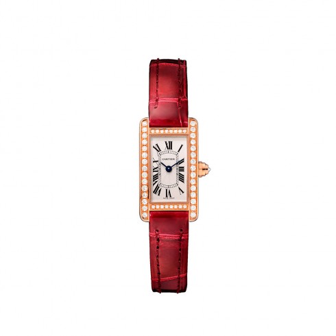 Cartier Tank Americaine Silvered Flinque Dial Ladies Watch WB710014 watches