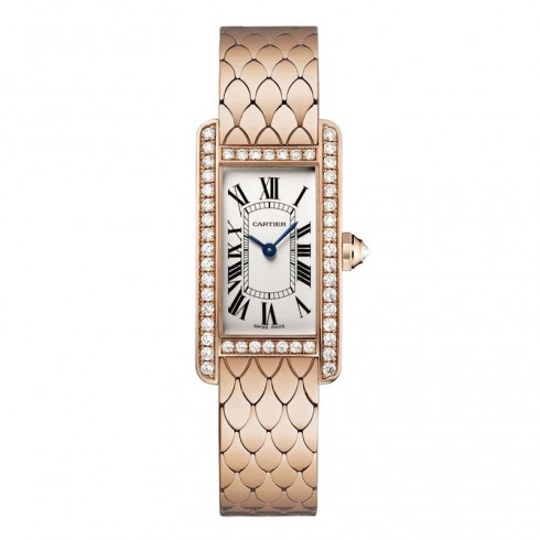 Cartier Tank Americaine Small Silver Dial Ladies Watch WB710008 watches