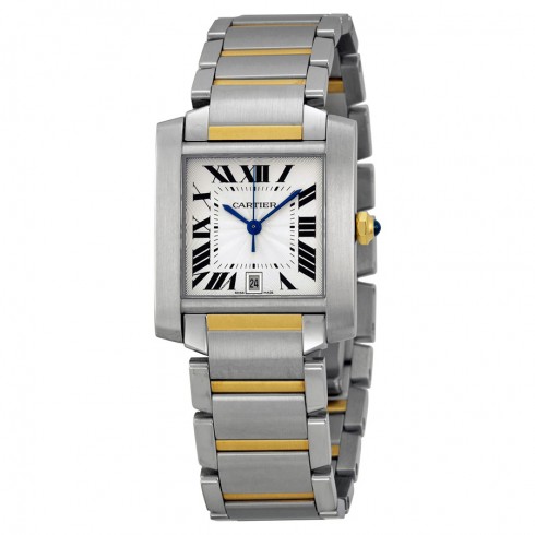 Cartier Tank Francaise 18kt Yellow Gold and Steel Men's Watch W51005Q4 watches