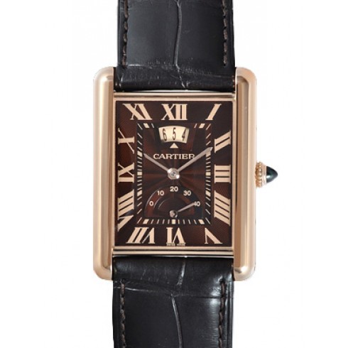 Cartier Tank Louis Brown Dial Automatic Ladies Watch W1560002 watches