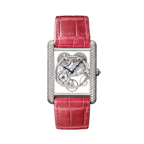 Cartier Tank Louis Skeleton Dial Ladies Watch HPI00705 watches