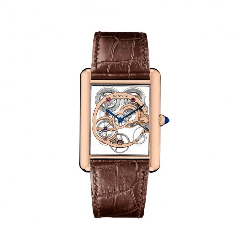 Cartier Tank Louis Skeleton Dial Men's Watch WHTA0002 watches
