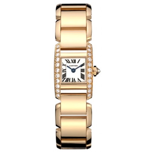 Cartier Tankissime 18kt Rose Gold Diamond Ladies Watch WE70058H watches