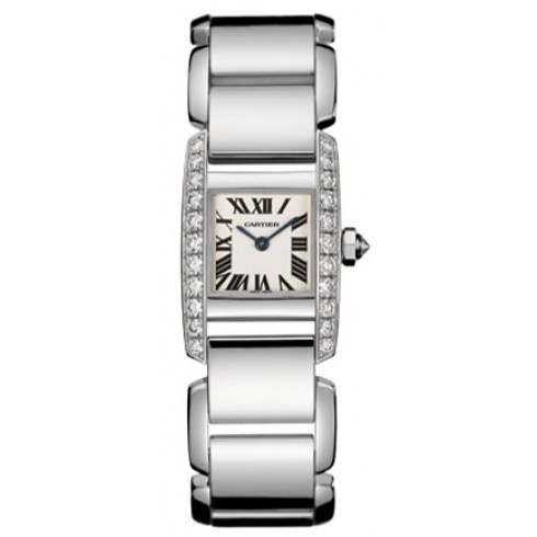 Cartier Tankissime Diamond 18kt White Gold Ladies Watch WE70039H watches