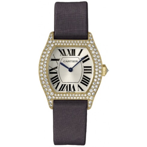 Cartier Tortue 18k Yellow Gold Ladies Watch WA504831 watches