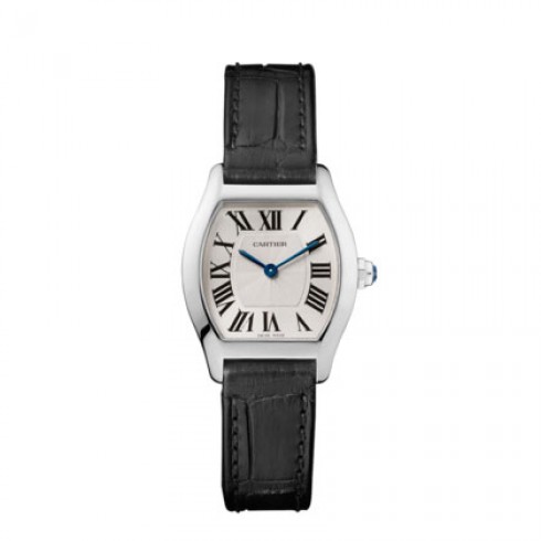 Cartier Tortue Silvered guilloche Dial Ladies Watch W1556361 watches