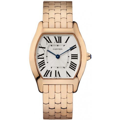 Cartier Tortue Silvered Guilloch�� Dial Ladies Watch W1556366 watches