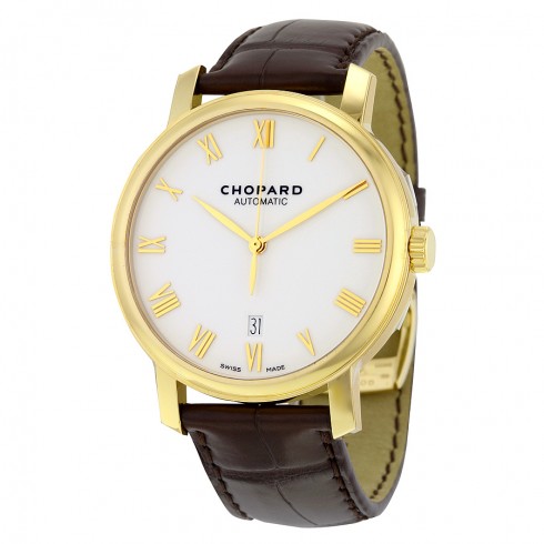 Chopard Classic Automatic White Dial 18kt Yellow Gold Men's Watch 161278-0001 watches