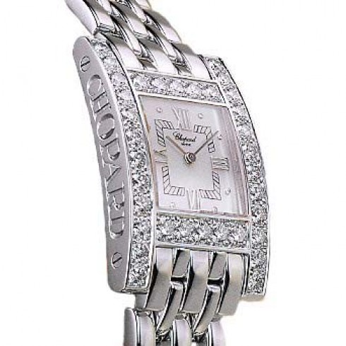Chopard H Diamond 18kt White Gold Ladies Watch 10/6805 watches