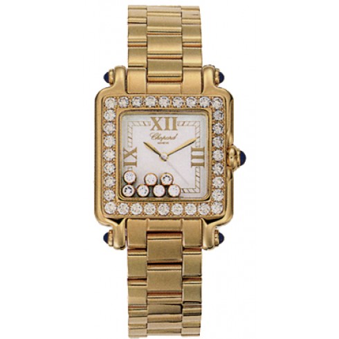 Chopard Happy Sport 18k Yellow Gold Ladies Watch 27/6770-23/11 watches