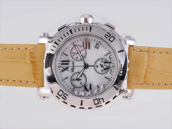 Chopard Happy Sport Chronograph 288499-3006 Quartz White Dial 36mm Watch watches