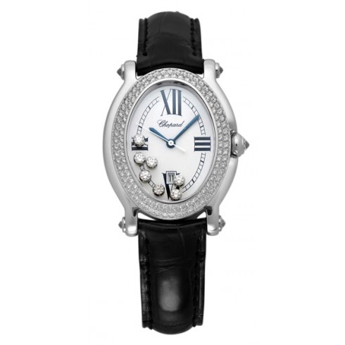 Chopard Happy Sport Diamond 18kt Gold Ladies Watch 277012-1001 watches