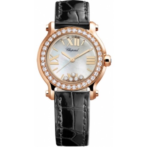 Chopard Happy Sport Mother of Pearl Dial Ladies Watch 27/4189-5005 watches