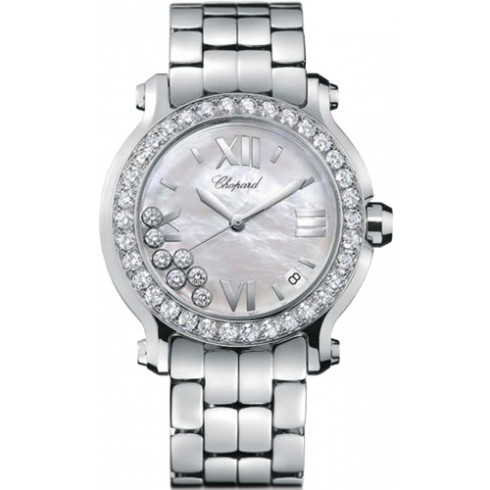Chopard Happy Sport Stainless Steel Ladies Watch 27/8478-20 watches