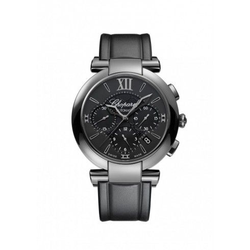 Chopard Imperiale Black Dial Black Rubber Men's Watch 388549-3007 watches