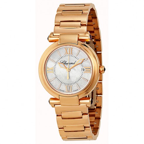 Chopard Imperiale Mother of Pearl Dial 18 kt Rose Gold Ladies Watch 384238-5002 watches