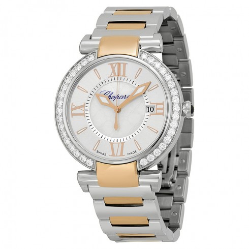 Chopard Imperiale Silver Dial Steel and Rose Gold Ladies Watch 388532-6004 watches