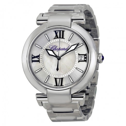 Chopard Imperiale Silver Mother of Pearl Dial Stainless Steel Men's Watch 388531-3011 watches