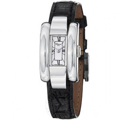 Chopard La Strada White Dial Black Leather Ladies Watch 417404-1001 watches