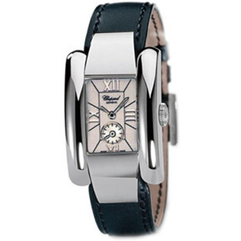 Chopard La Strada White Dial Black Leather Ladies Watch 418357 watches
