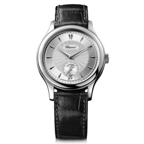 Chopard L.U.C Classic 1860 Silver Dial Black Leather Automatic Men's Watch 161860-1003 watches