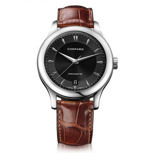 Chopard L.U.C Classic Black Dial Brown Leather Automatic Men's Watch 161907-1001 watches