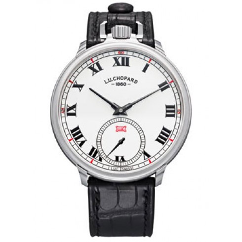 Chopard L.U.C Louis Ulysse White Dial Black Leather Men's Watch 161923-1001 watches