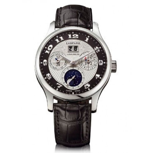 Chopard L.U.C Lunar One Silver and Black Dial Automatic Men's Watch 161894-9001 watches