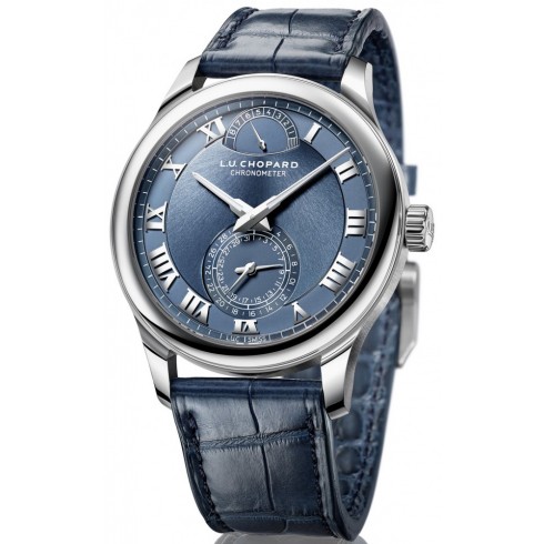 Chopard L.U.C Quattro Blue Dial Platinum Men's Watch 161926-9001 watches