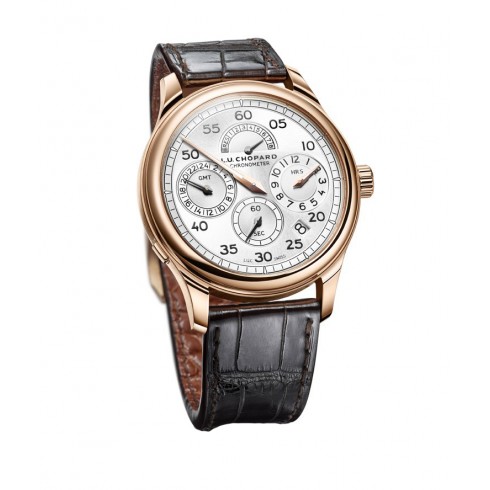 Chopard L.U.C Regulator Silver Dial 18 Carat Rose Gold Men's Watch 161971-5001 watches