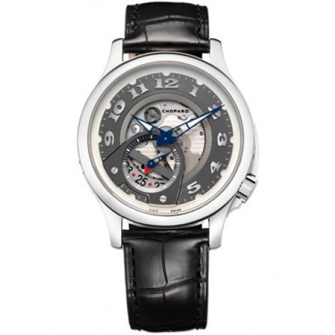 Chopard L.U.C Tech Twist Automatic Open-worked 18 kt White Gold Men's Watch 161888-1002 watches