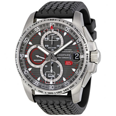 Chopard Mille Miglia GT XL 2009 LE Titanium Men's Watch 168459-3005 watches