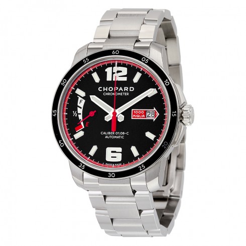Chopard Millie Miglia GTS Automatic Black Dial Silver Stainless Steel Men's Watch 158566-3001 watches