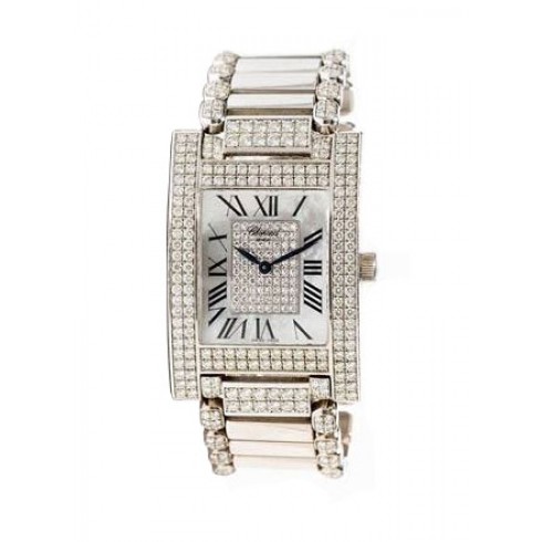 Chopard Natural Pearl-Diamond Dial StainlessSteel AutomaticLadies Watch 173451-1001 watches