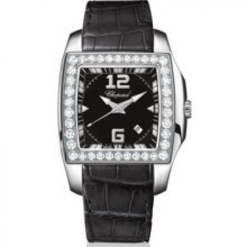 Chopard Two o Ten Black Dial Diamond Ladies Watch 138464-2001 watches