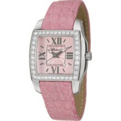 Chopard Two O Ten Pink Dial Diamond Bezel Ladies Watch 138464-2007 watches