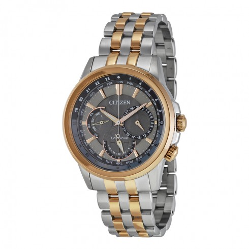 Citizen Calendrier Eco-Drive Dark Grey Dial Men's Watch BU2026-57H watches