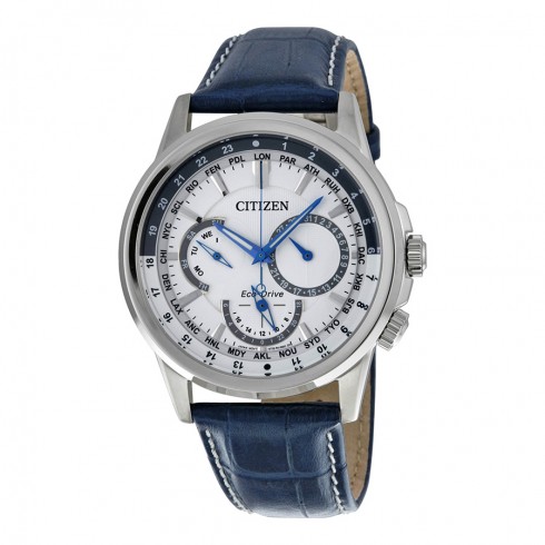 Citizen Calendrier Eco-Drive White Dial Men's Watch BU2020-02A watches