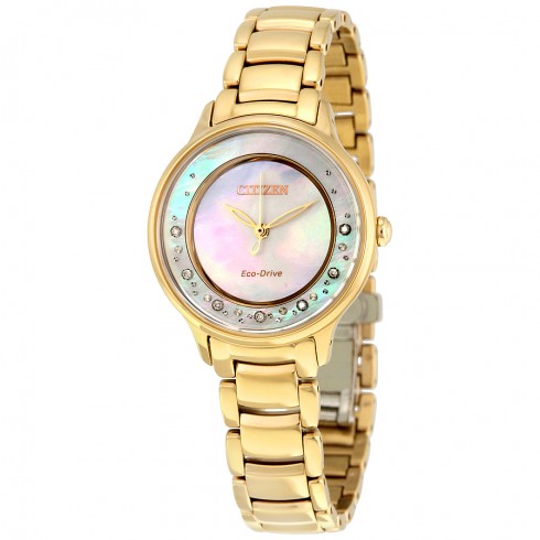 Citizen Circle of Time Eco-Drive Rose Gold-Tone Stainless Steel Ladies Watch EM0382-86D watches
