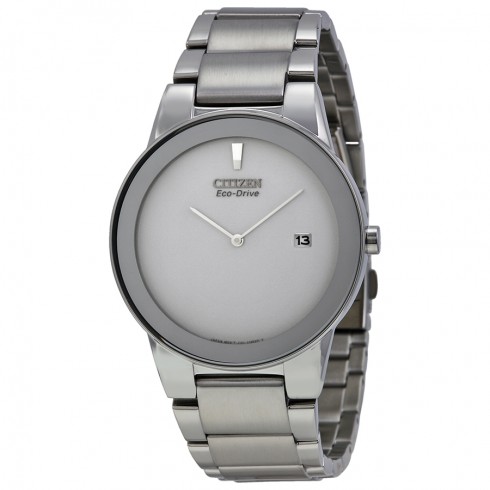 Citizen Eco Drive Axiom Grey Dial Stainless Steel Men's Watch AU1060-51A watches