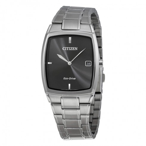 Citizen Eco-Drive Black Dial Stainless Steel Men's Watch AU1070-58E watches